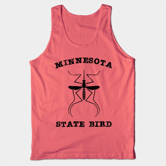 Mosquito Minnesota State Bird Tank Top by Huhnerdieb Apparel